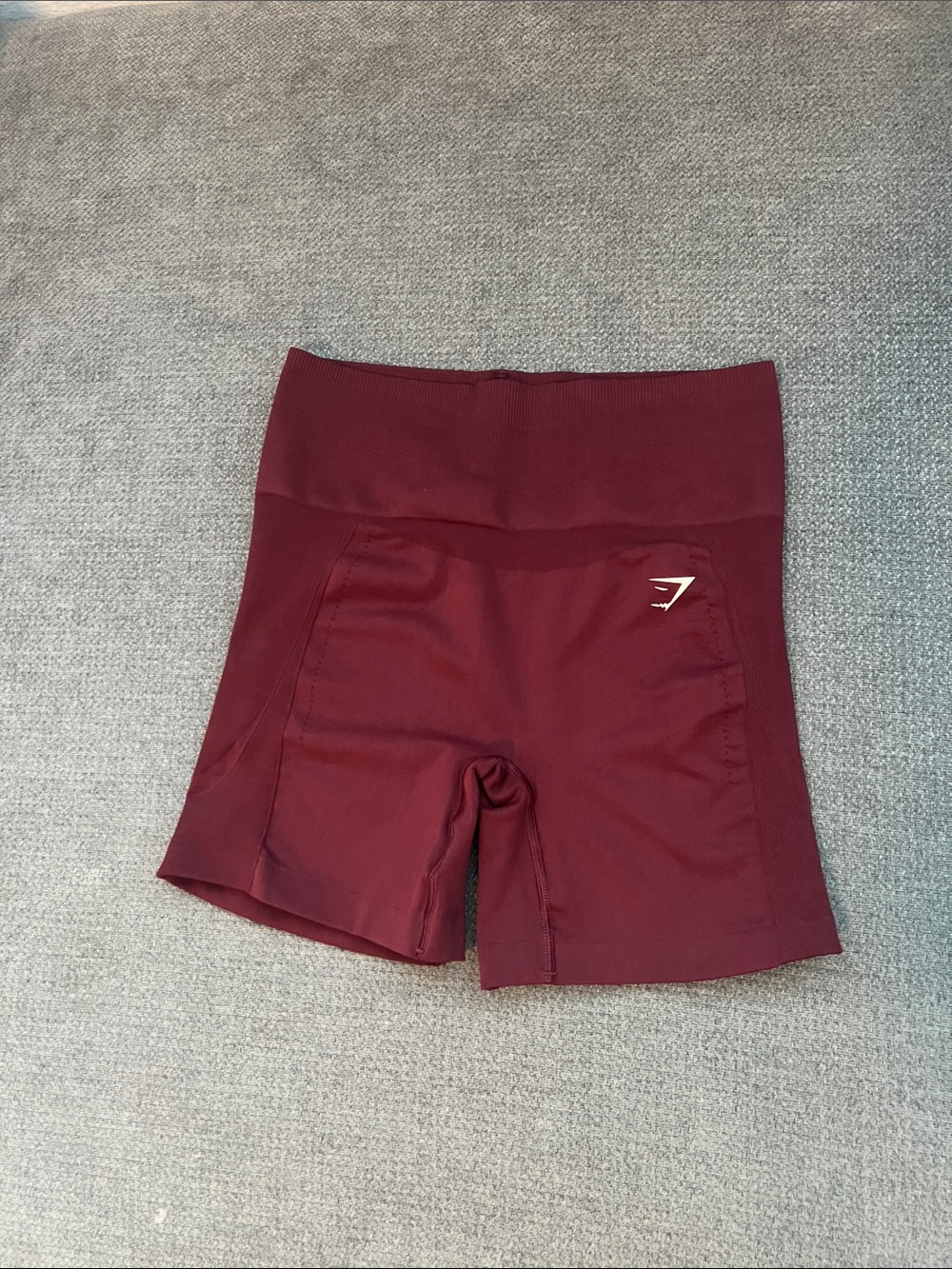 Gymshark Women’s Burgundy High-Rise Bike Shorts